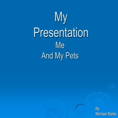 'Presentation'