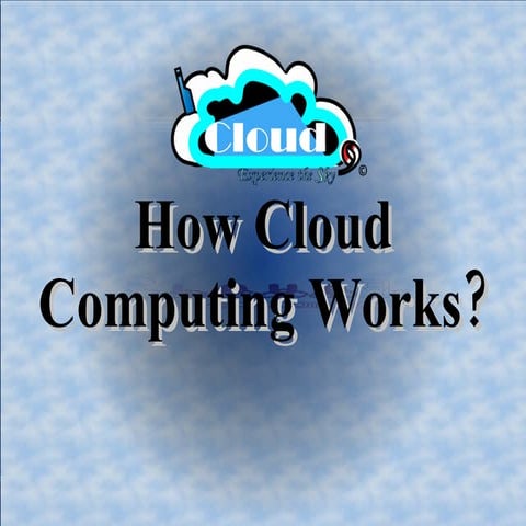 How Cloud Computing Works?