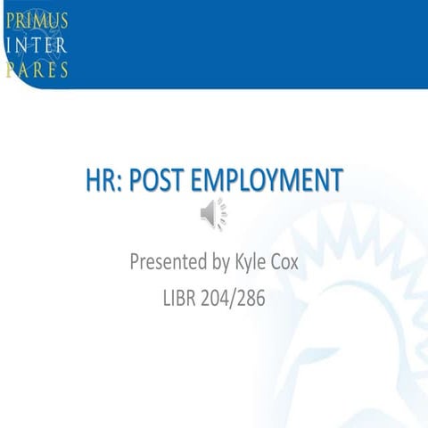 HR Post Employment