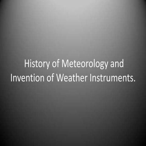 Weather instruments | PPT