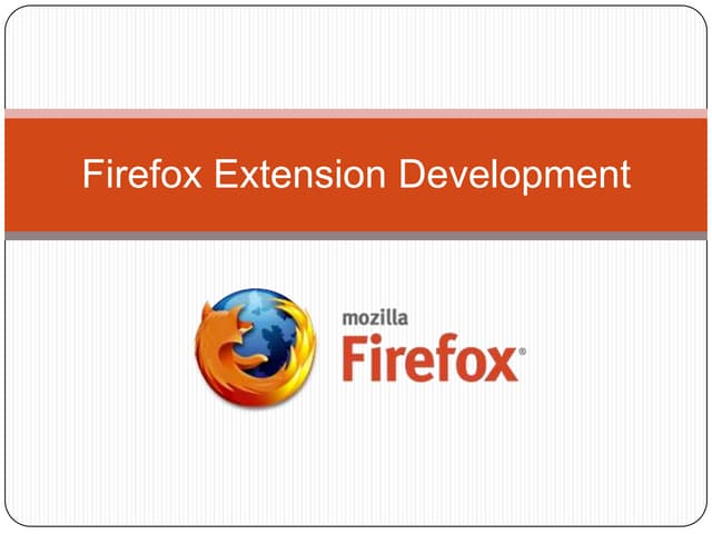 Firefox Extension Development