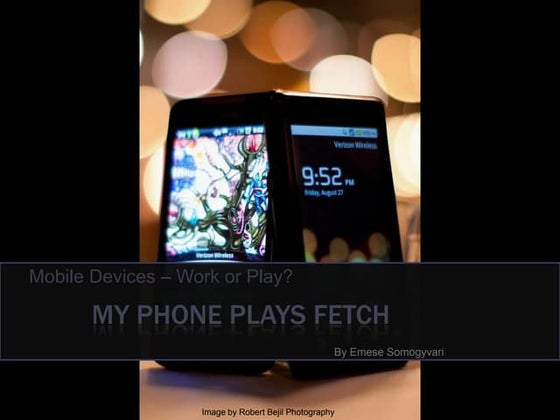 My Phone Plays Fetch