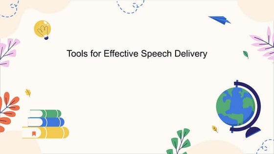 Principles Of Speech Delivery Pptx
