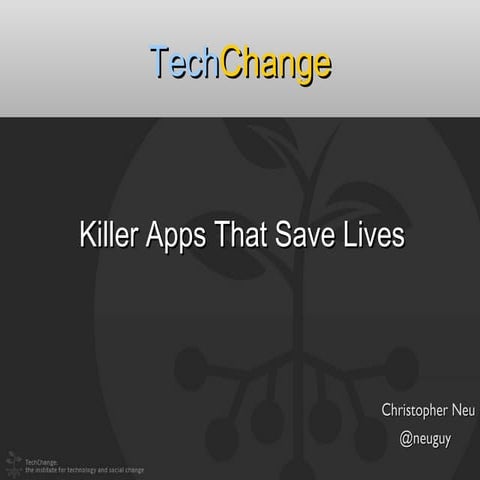 Killer Apps The Save Lives