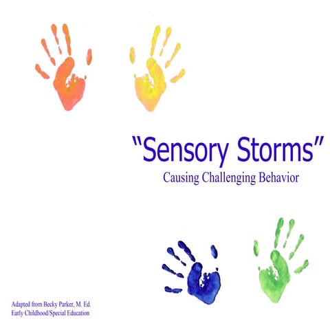 Sensory Processing Disorder Powerpoint | PPT