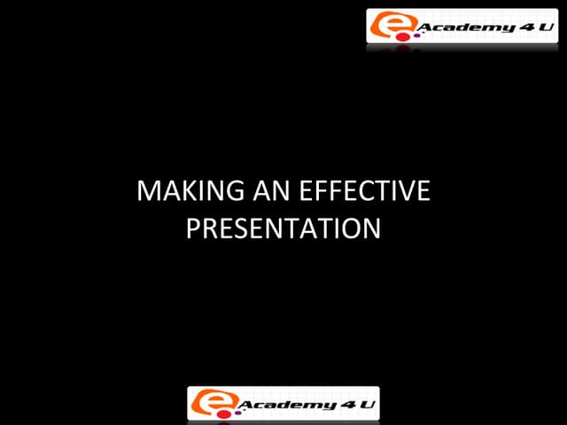 Presentation