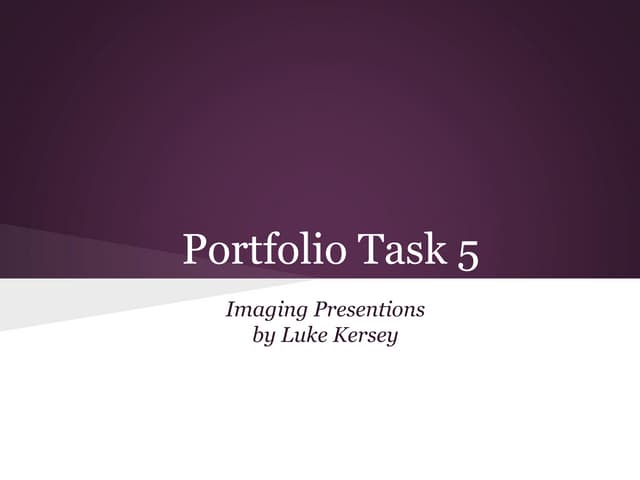 Presentation