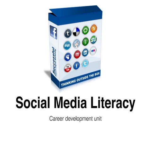 Social Media Literacy - Boost your career