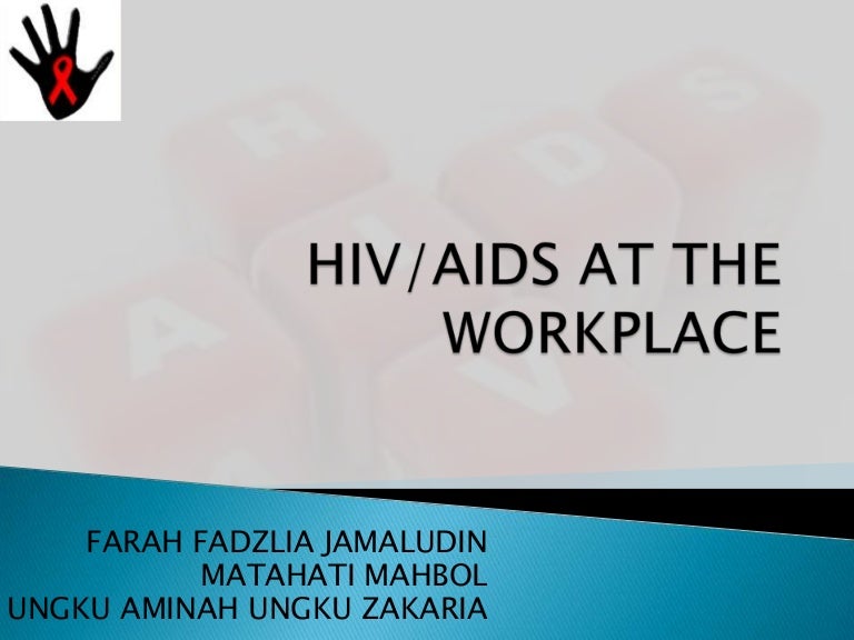HIV/AIDS at workplace