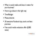 Build your business through social media