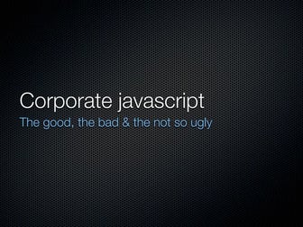 corporateJavascript