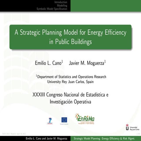 A Strategic Planning Model for Energy Efficiency in Public Buildings