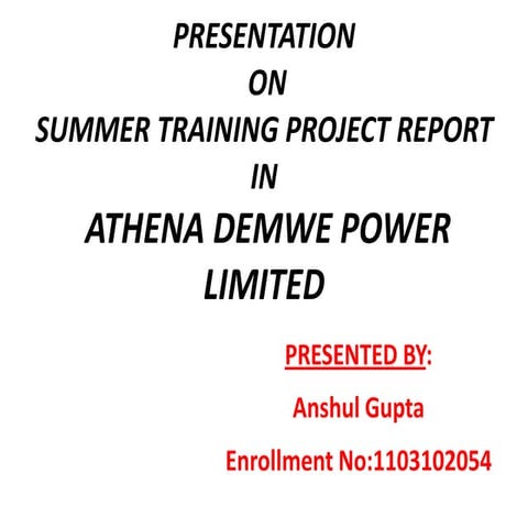 Project Report on Financial Analysis by Nirbhay Kumar, MBA - 3rd Sem ...