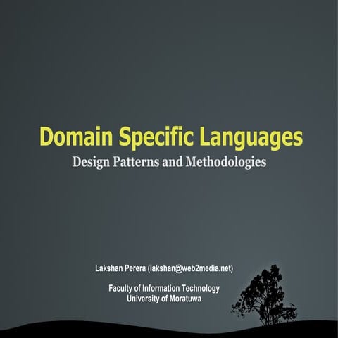 Domain Specific Languages