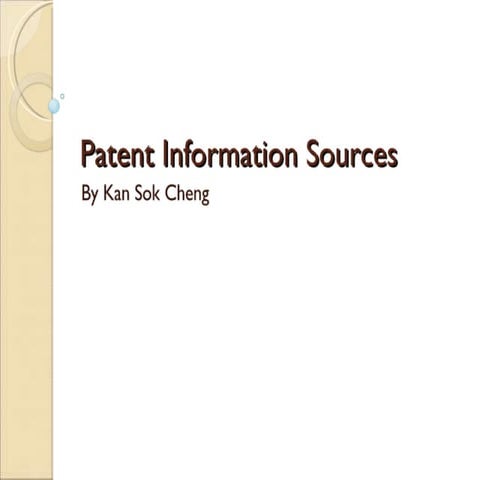 Introduce for Patent
