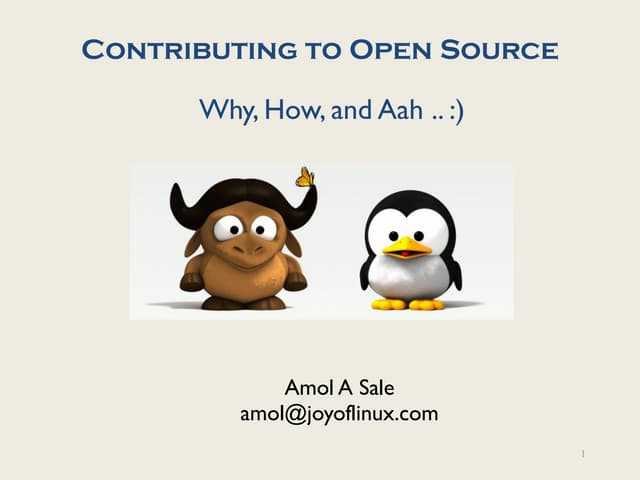 Contributing to Open Source