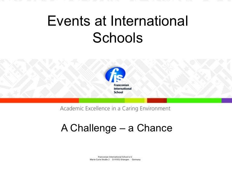 Event Planning in International Schools