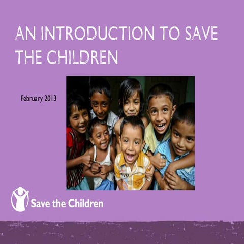 Introduction to Save the Children