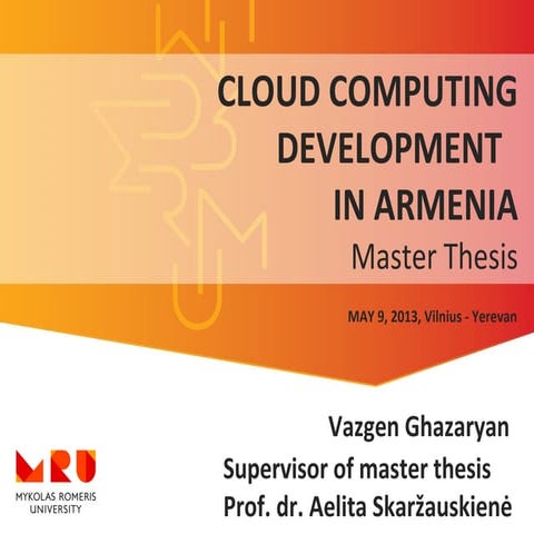 Cloud Computing Development in Armenia | PPT