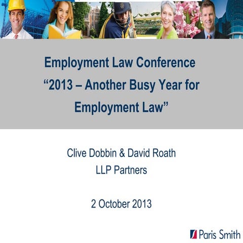 Paris Smith LLP - Employment law update 2013