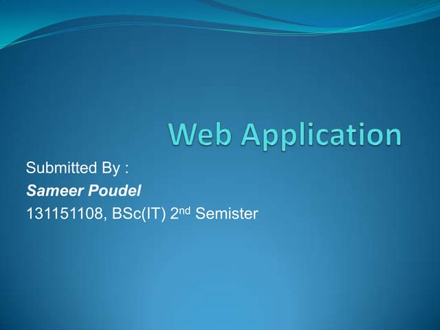 Web Application