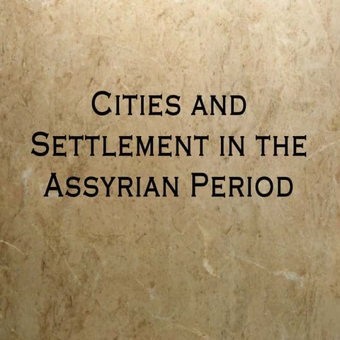 Basic Planning Principles Of Assyrian, Egyptian, Roman and Greek Cities