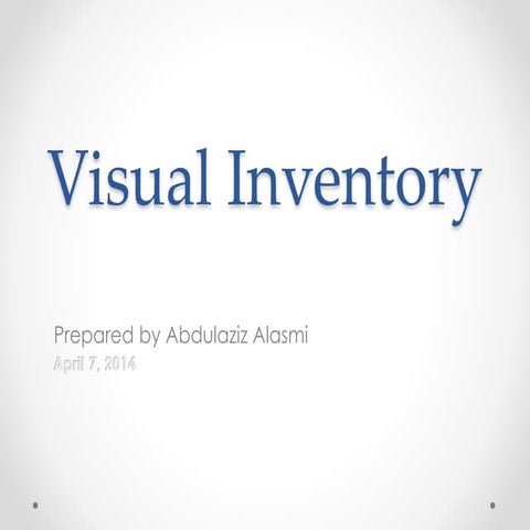 Visual Inventory