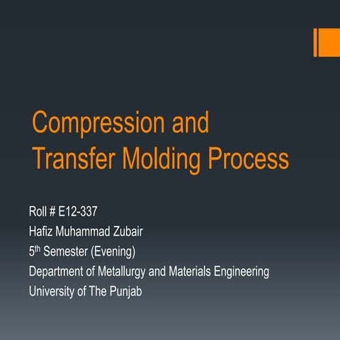 Compression and Transfer Moulding