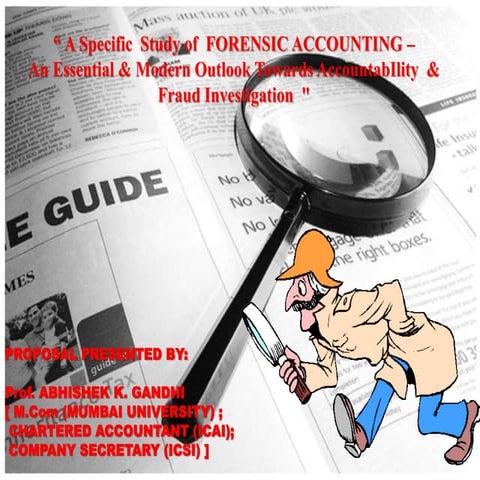 A STUDY On Forensic Accounting