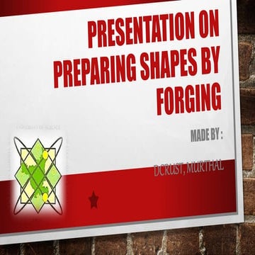 PPT ON FORGING