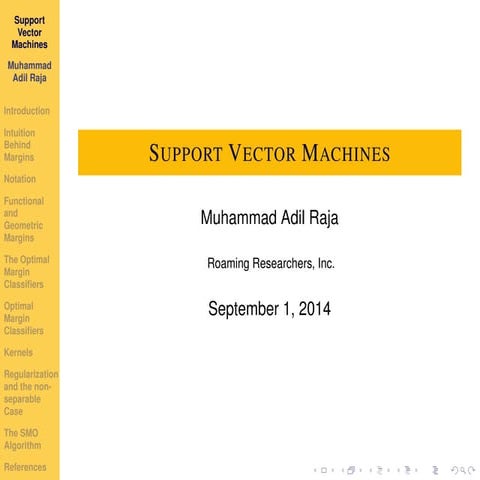 Support Vector Machines