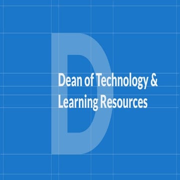 A Difference in Leadership - RCC's Dean of Technology & Learning Resources