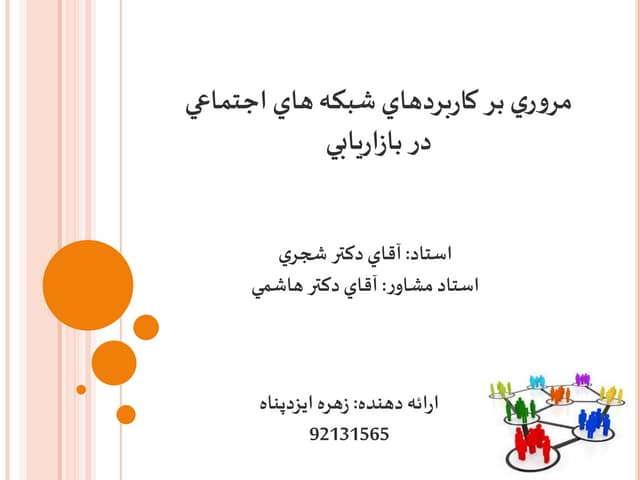 Social Network Applications In Mark...