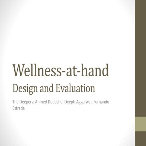 Wellness at hand: Exploring interactive technology to support smokers