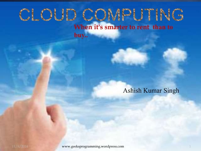 Cloud Computing Presentation