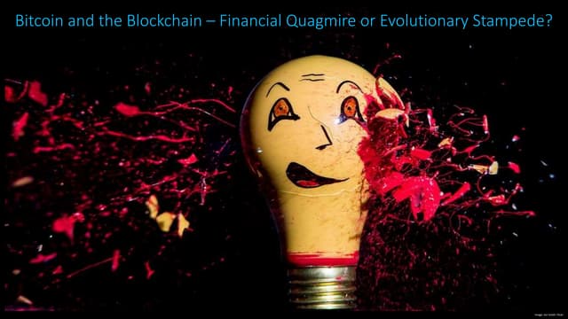Bitcoin and the Blockchain: Financial Quagmire or Evolutionary Stampede? 