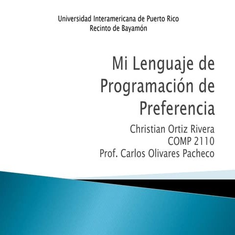 Lenguaje de Programación Preferido