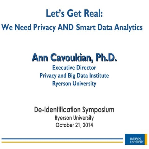 The Myth of Zero-Risk Solutions; The Benefits of Privacy by Design