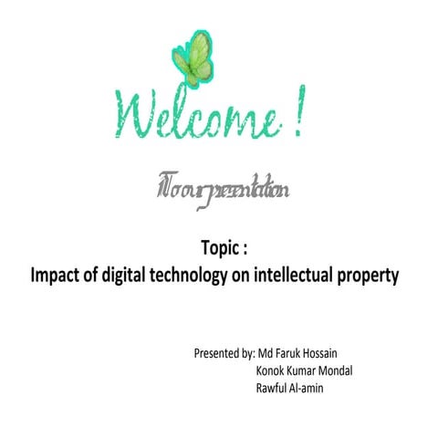 Impact of digital technology on intellectual property