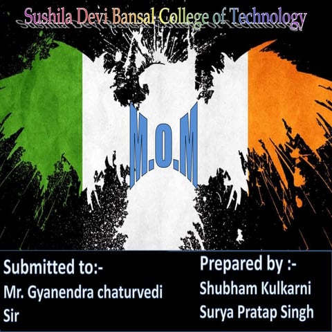 M.O.M(Mars Orbital Mission)