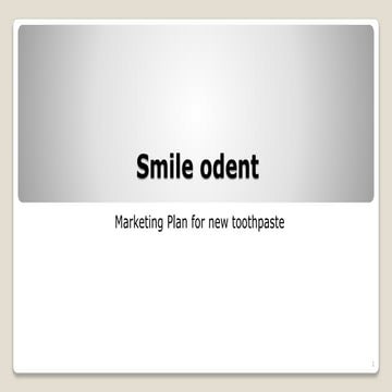 New toothpaste brand