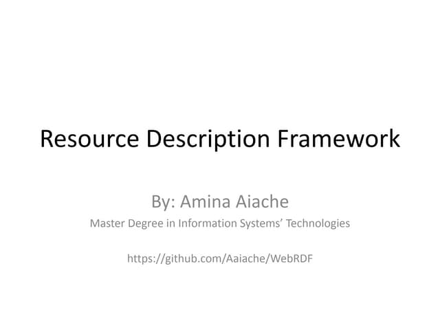 Web RDF