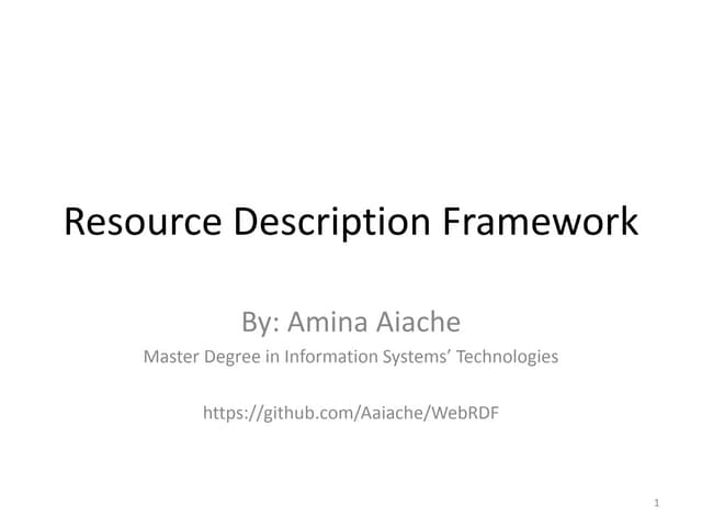 Web RDF