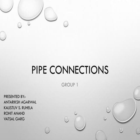 Types of pipes