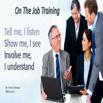 On the Job Training 