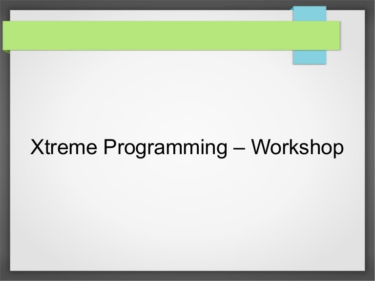 Xtreme Programming