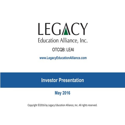 Legacy Education Alliance