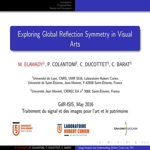 Exploring Global Reflection Symmetry in Visual Arts