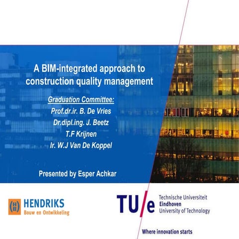 Masters thesis presentation