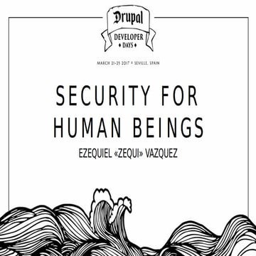 Security for Human Beings